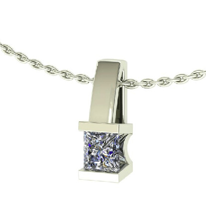 Diamond Pendant in 14k Gold — 0.75ctw