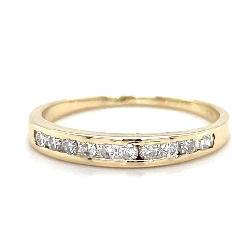 Diamond Band in 14k Yellow Gold — 0.30ctw