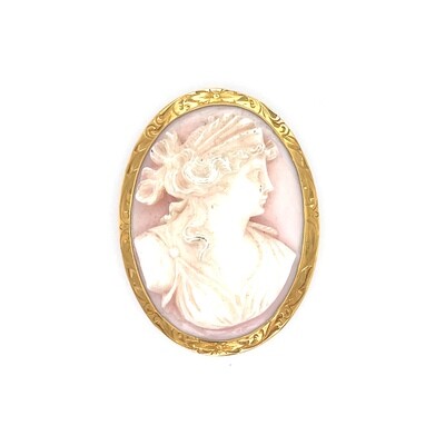 Yellow Gold Cameo