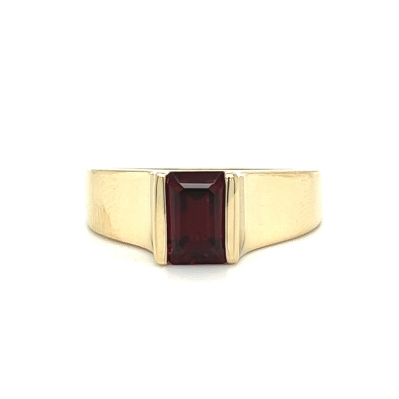 Almandine Garnet Ring in 10k Yellow Gold