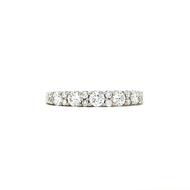 Diamond Band in 14k White Gold — 0.73ctw