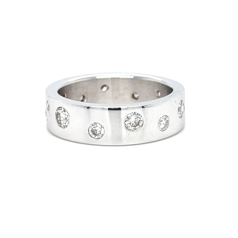 Diamond Stardust Band in 14k White Gold — 0.80ctw