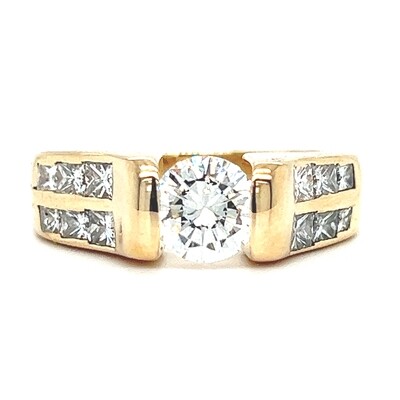 Diamond Double Row Ring in 14k Yellow Gold
— 2.33ctw
