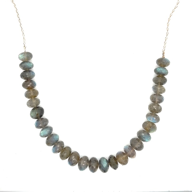 Labradorite Necklace on Silver