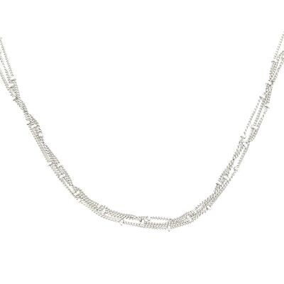 Multi-Strand Necklace in 14k White Gold