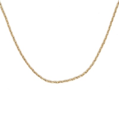 Fancy Link Chain in 14k Yellow Gold — 20”