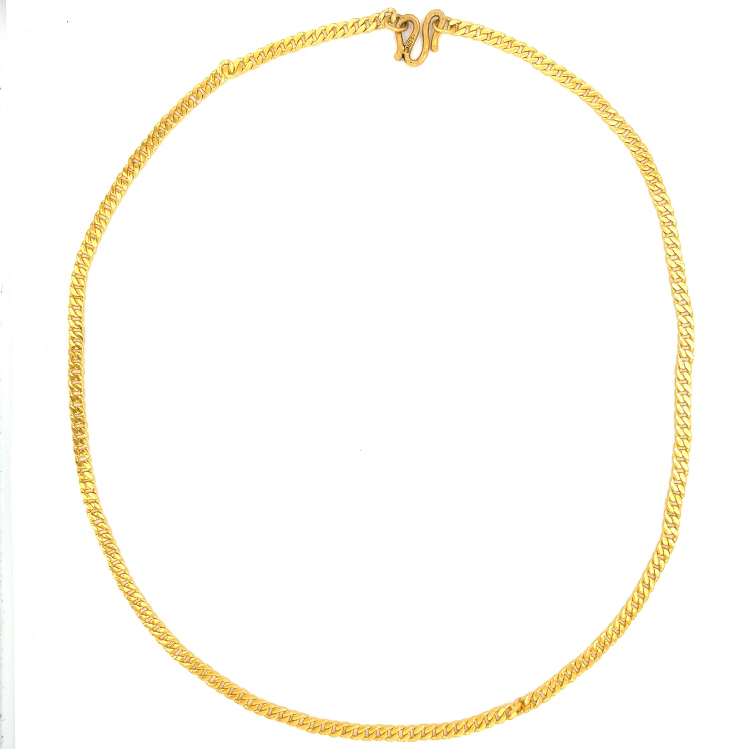Estate Chain in 24k Yellow Gold — 18”
