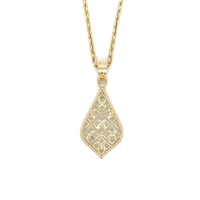 Estate Necklace in 14k Yellow Gold — 18.5”