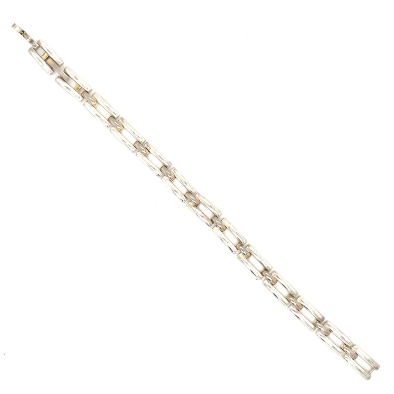 H-Link Bracelet in Silver — 7.5”