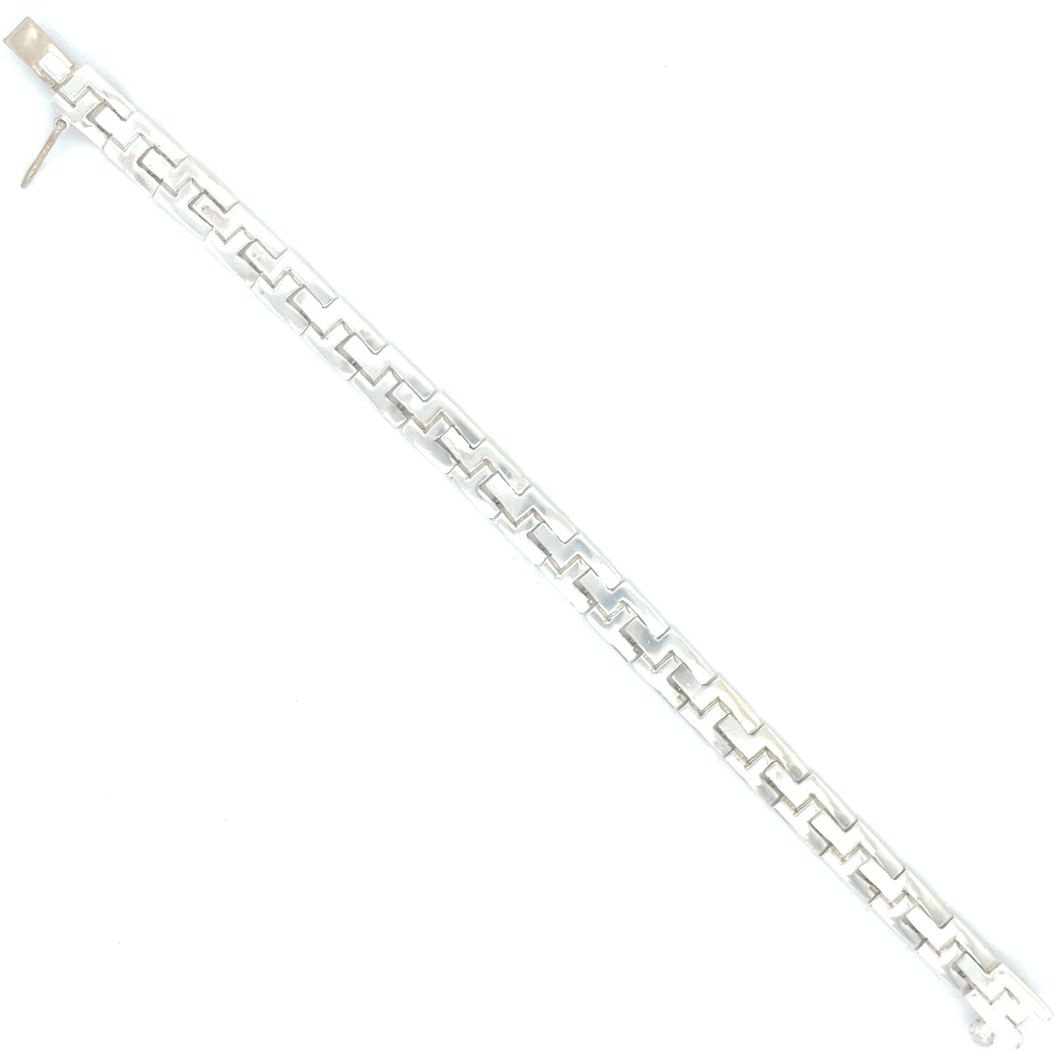 Anchor Link Bracelet in Silver — 7.5”