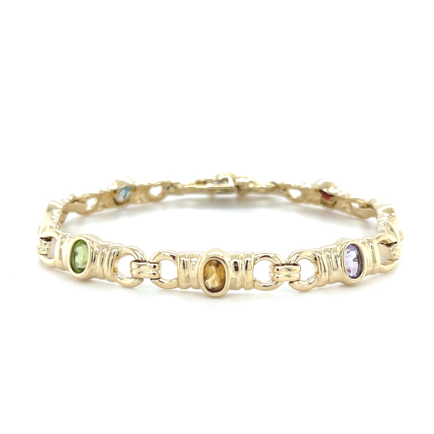 Gemstone Bracelet in 14k Yellow Gold