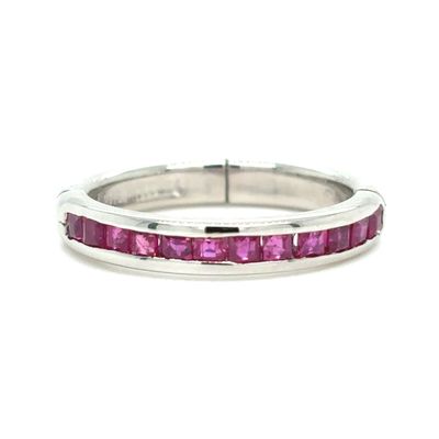 Ruby Band in 14k White Gold Ruby Band in 14k White Gold