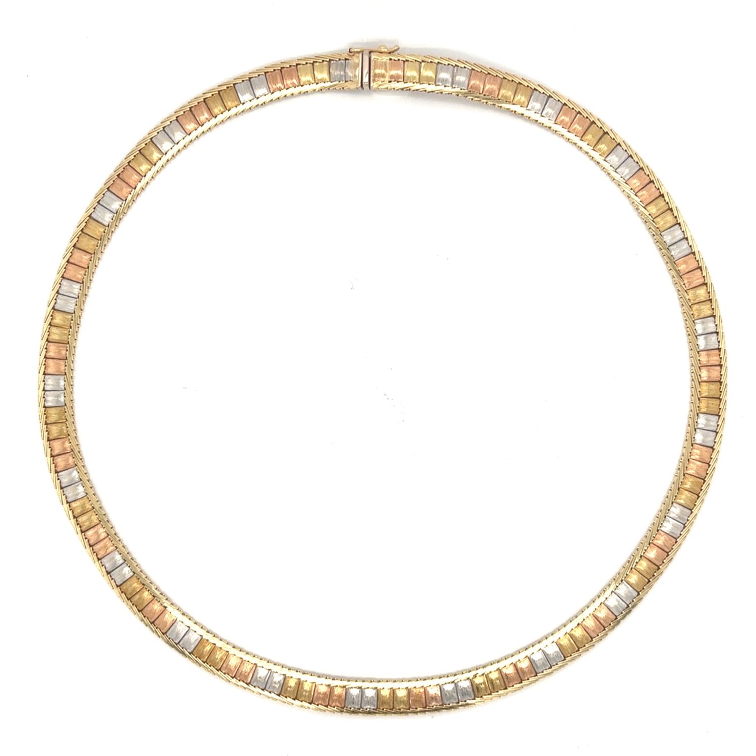 Tri-Color Necklace in 14k Gold Tri-Color Necklace in 14k Gold