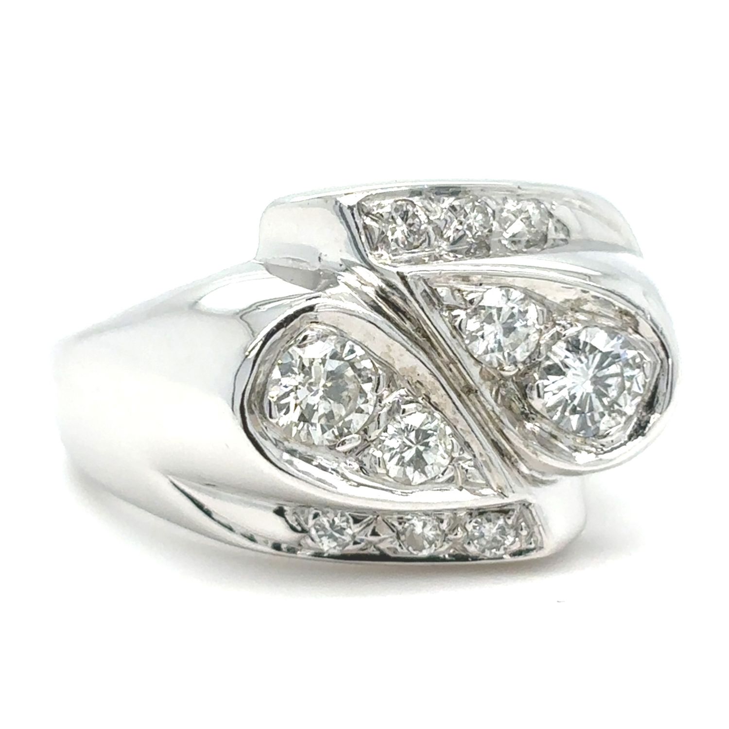 Diamond Estate Ring in 14k White Gold