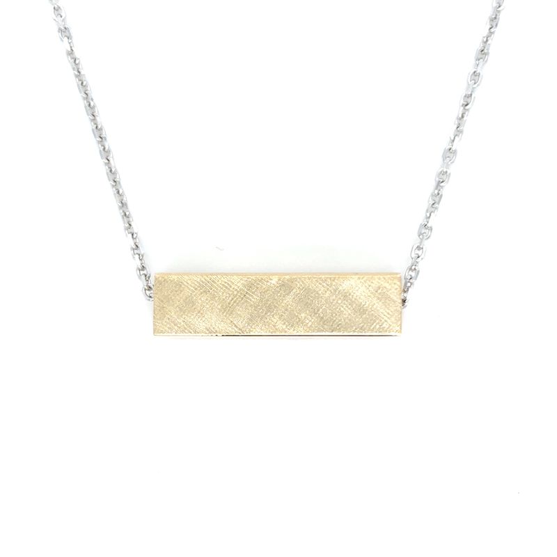 Seasons Necklace in 14k Yellow & White Gold
