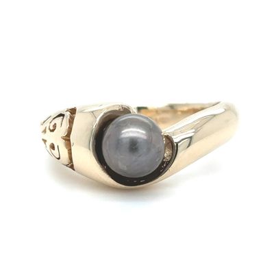 Tahitian Pearl Ring in 14k Yellow Gold Tahitian Pearl Ring in 14k Yellow Gold