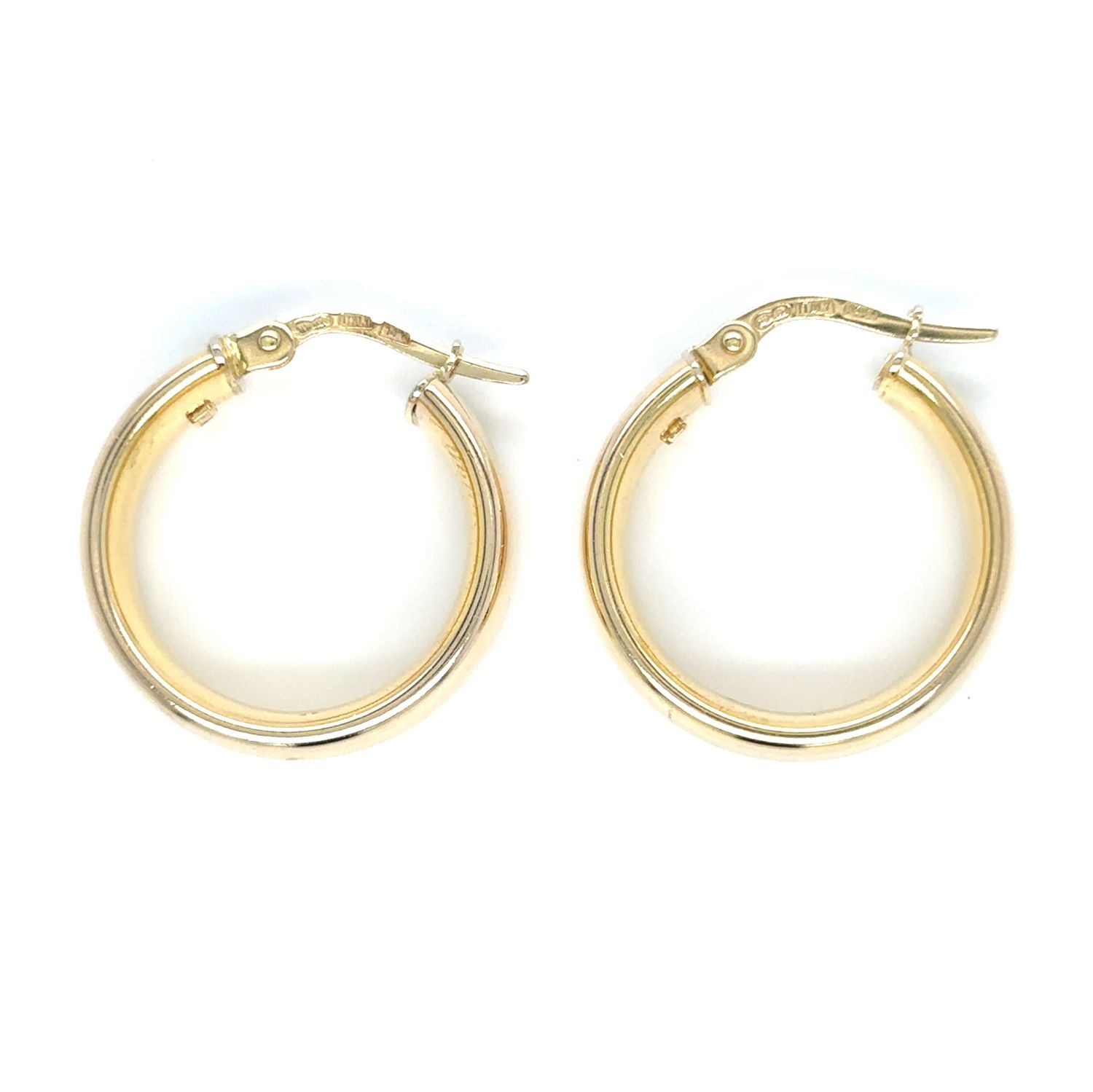 Gold Hoops in 14k Yellow Gold Gold Hoops in 14k Yellow Gold