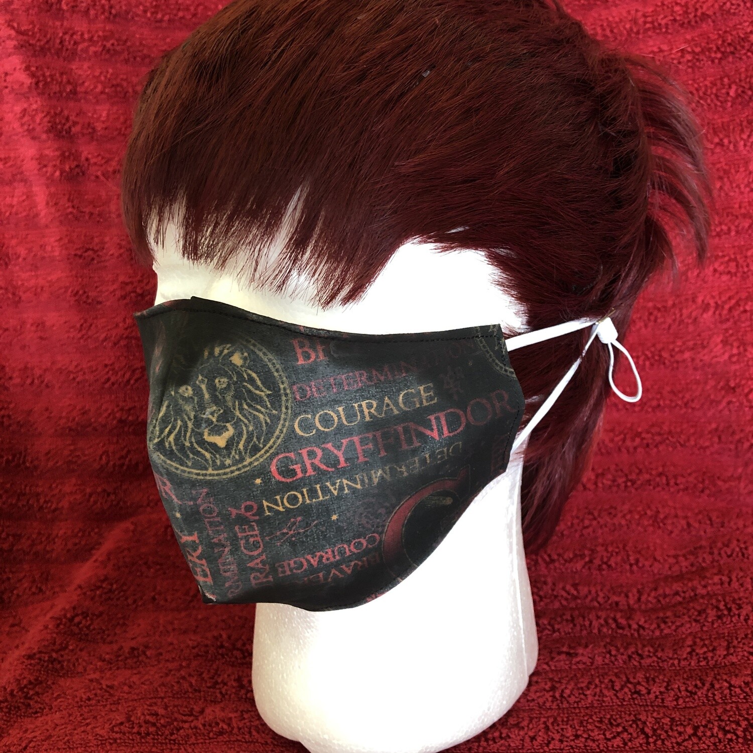 Heat Activated Color Changing Slytherin/Gryffindor Cotton Face Mask
