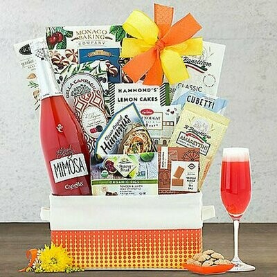 CANELLA BLOOD ORANGE MIMOSA: SPARKLING WINE GIFT BASKET