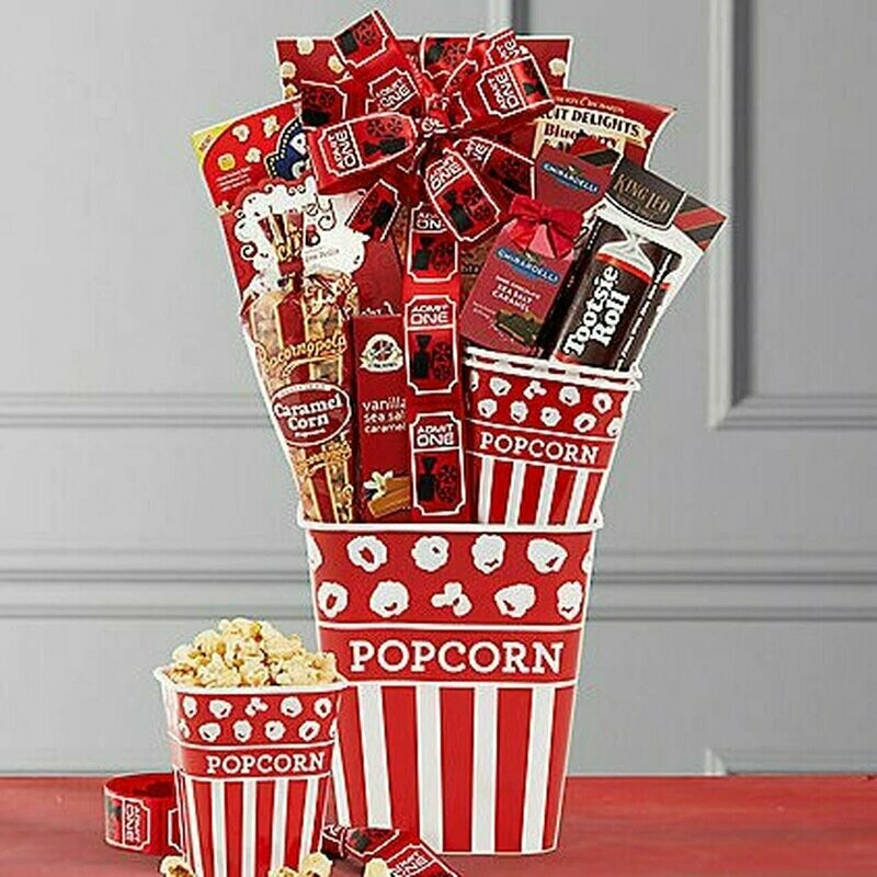 MOVIES! MOVIES! MOVIES!: GOURMET SNACK GIFT BASKET