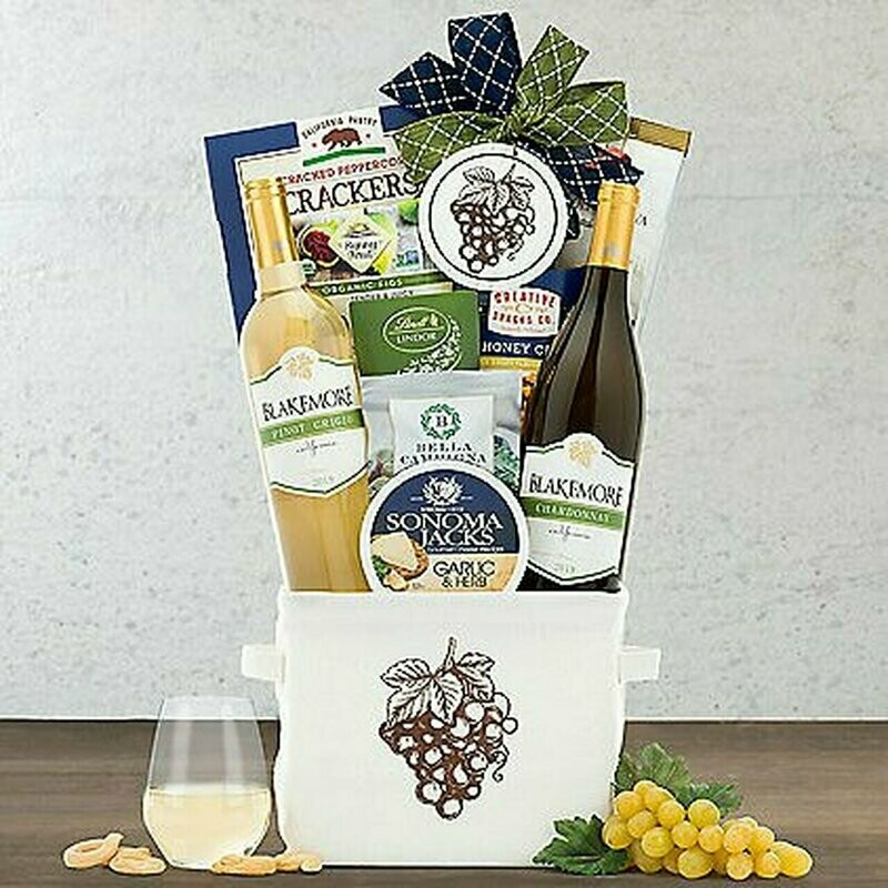 BLAKEMORE WHITE DUET: WINE GIFT BASKET