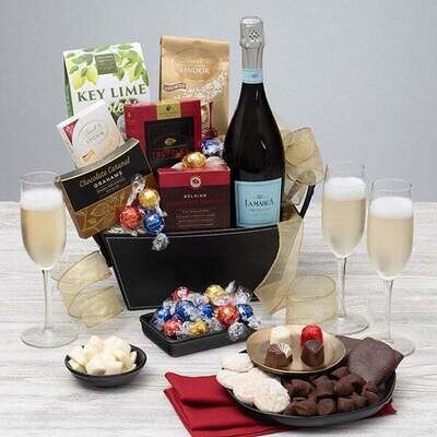 Champagne & Truffles Gift Basket - Prosecco