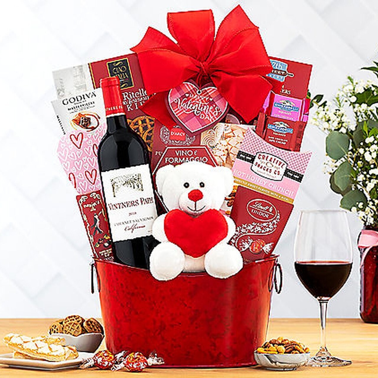 VINTERS PATH CABERNET: VALENTINE'S DAY WINE BASKET