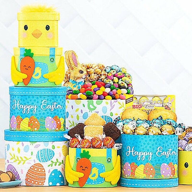 EASTER CHICK: EASTER GIFT TOWER