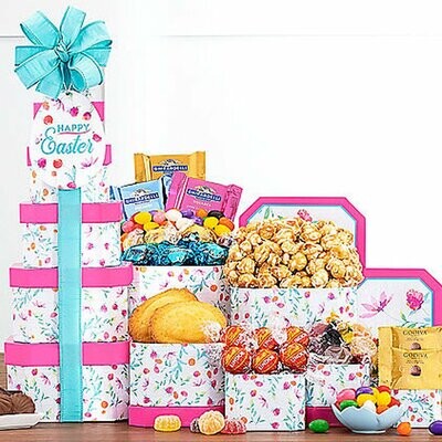 SPRINGTIME DELIGHTS: EASTER GIFT TOWER