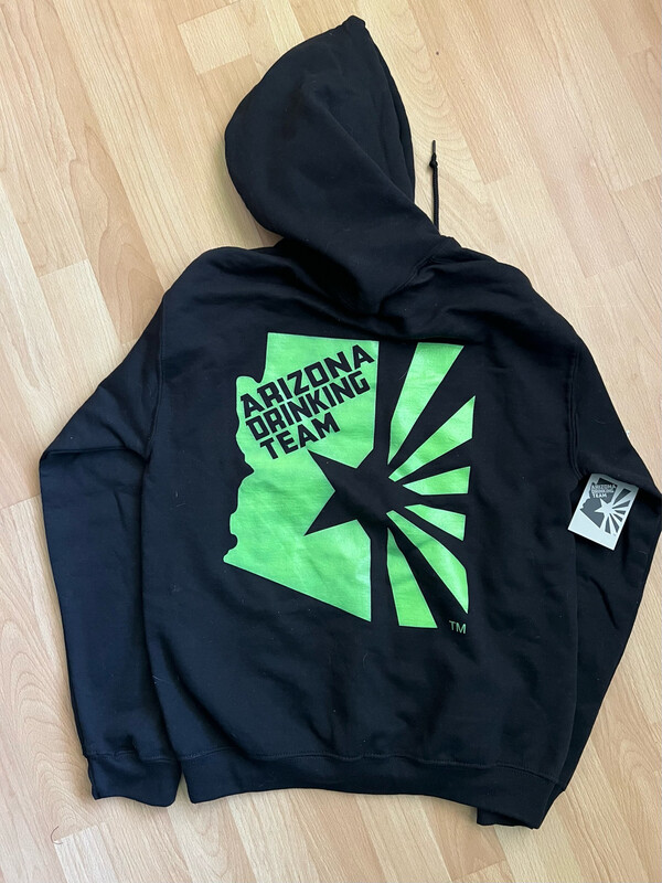 Black/Neon Green Small Hoodie