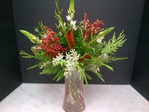Christmas Vase Arrangement