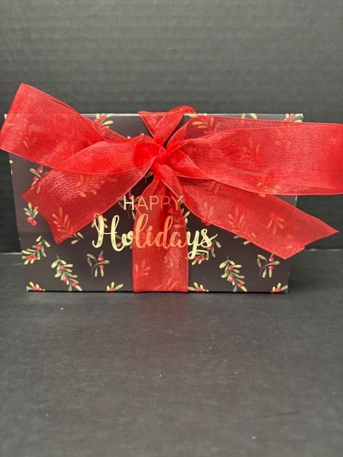 Rheo Thompson Milk and Dark assorted cream Centres 1/2 Lb box gift Wrapped