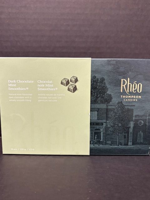 Rheo Thompson Dark Chocolate Mint Smoothies 1/2 Lb Box