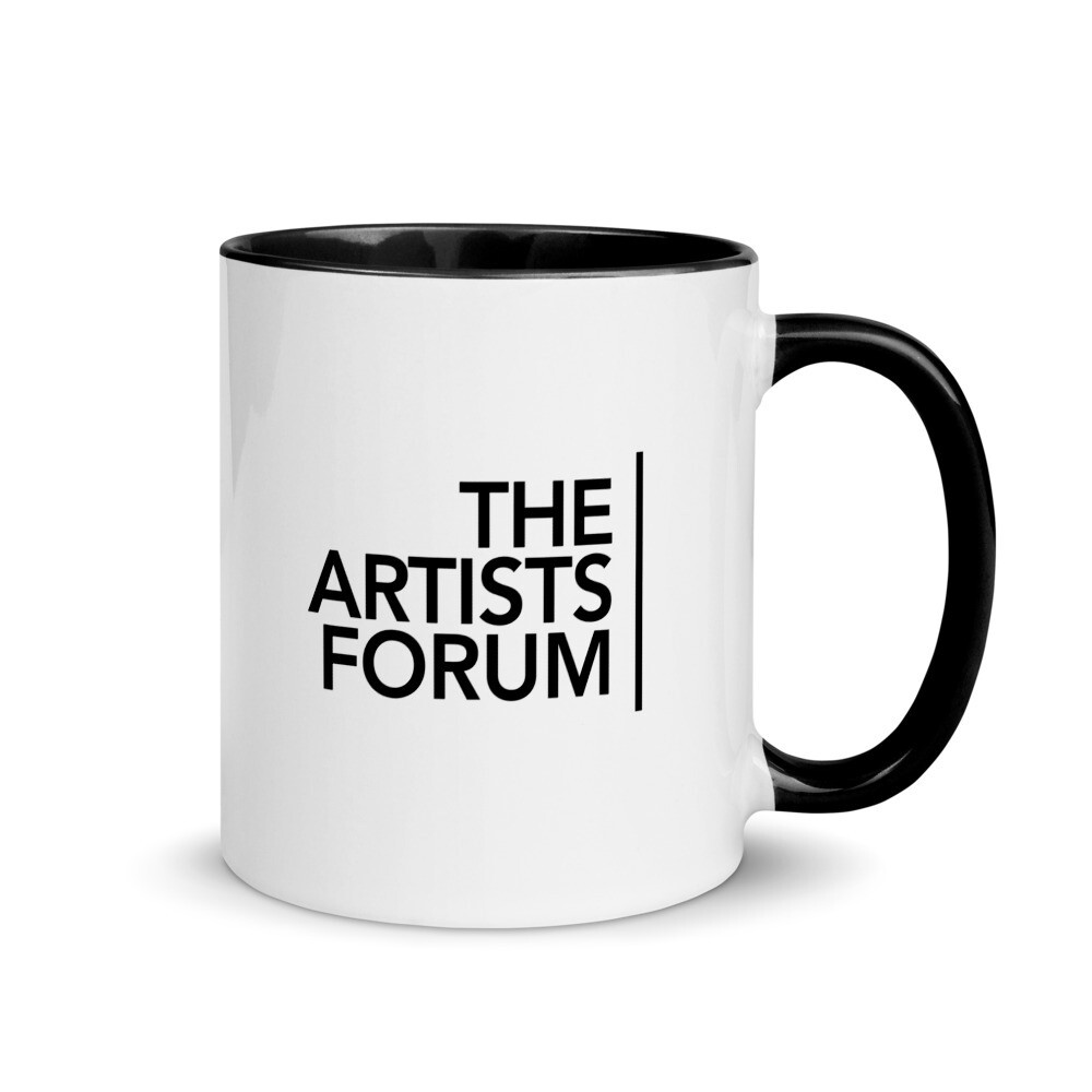 THE ARTISTS FORUM Black & White Ceramic Mug (11oz)