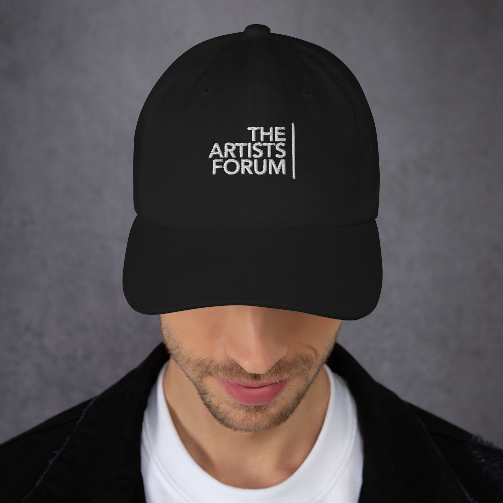 THE ARTISTS FORUM Embroidered Logo Cap THE ARTISTS FORUM Embroidered Logo Cap