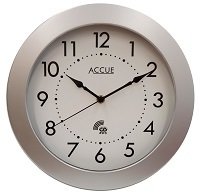 Silver RDS clock  11&quot;