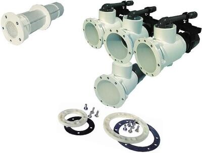 Neptun Einbausatz ABS
3 Massagedüsen (3 Wanddüsen)