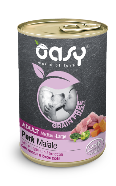 OASY GRAIN FREE FORMULA ADULT CANE MAIALE OASY GRAIN FREE FORMULA ADULT CANE MAIALE