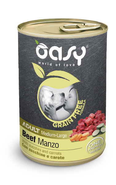 OASY GRAIN FREE FORMULA ADULT CANE MANZO OASY GRAIN FREE FORMULA ADULT CANE MANZO