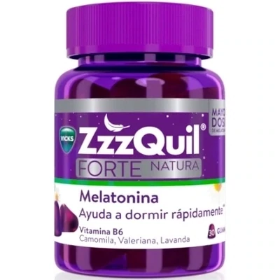 ZZZQUIL NATURA FORTE  30 GUMMIES SABOR FRUTOS DEL BOSQUE