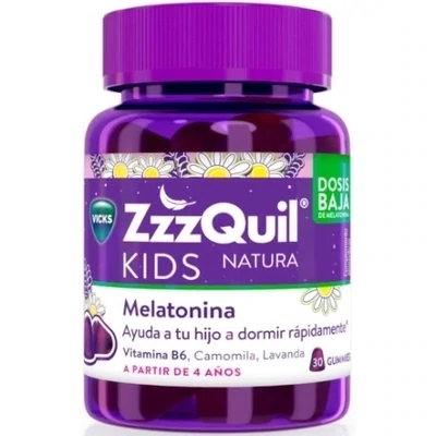 ZZZQUIL NATURA KIDS  30 GUMMIES SABOR FRUTOS DEL BOSQUE