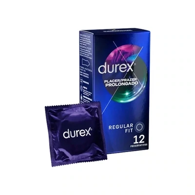 PRESERVATIVOS DUREX PLACER PROLONGADO 12 U