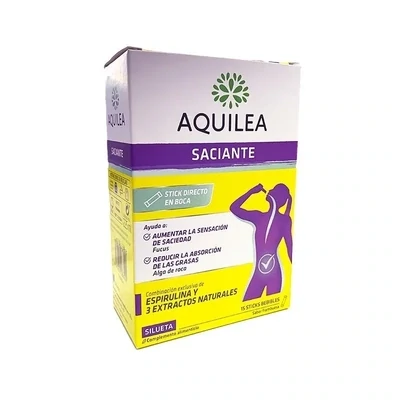 AQUILEA SACIANTE  15 STICKS 15 ML SABOR PIÑA