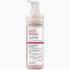 A-DERMA EXOMEGA FACIAL GEL LIMPIADOR CALMANTE 1 ENVASE 200 ML