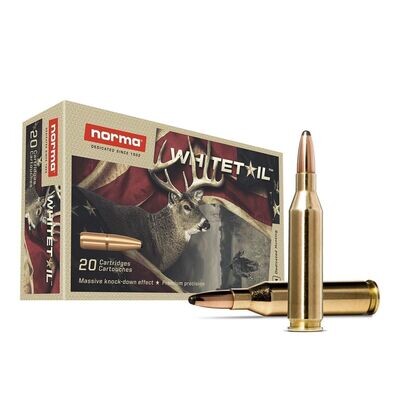 Norma .243 Win Whitetail 100 gr 20 rnds/box (200 rnd per case)