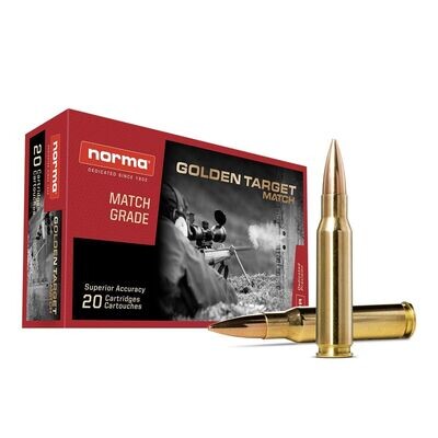 Norma .308 Win Golden Target Match 168 gr 20 rnds/box (200 rnd per case)