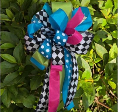Bold &amp; Bright Loop Bow with Streamers  (Medium)