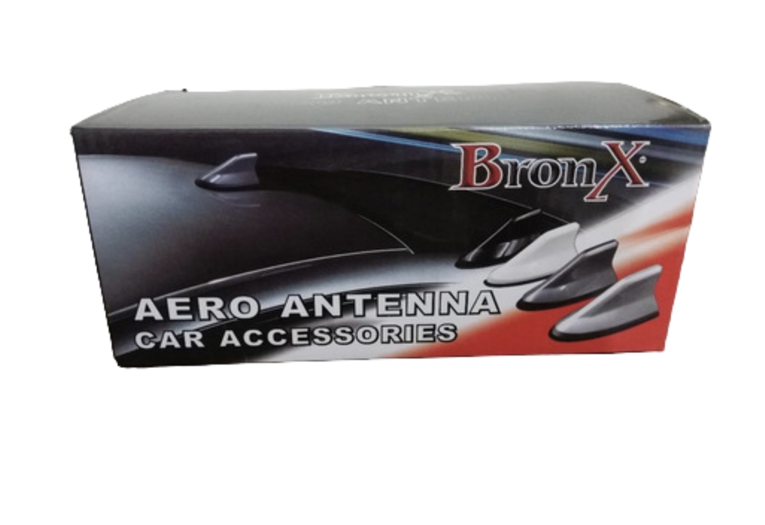 ANTENA PROFESIONAL TIPO TIBURON NEGRA
