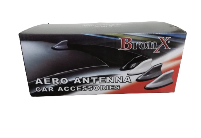 ANTENA PROFESIONAL TIPO TIBURON NEGRA