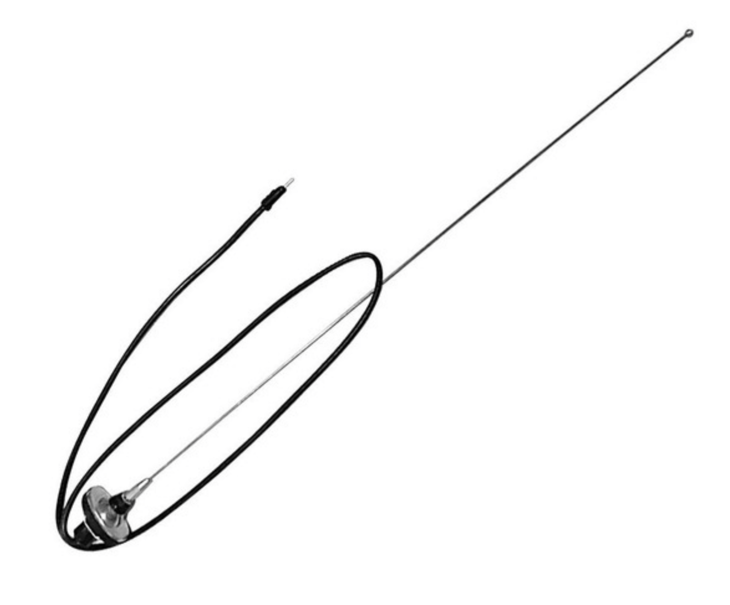 ANTENA FORD B/OVALADA CROMO